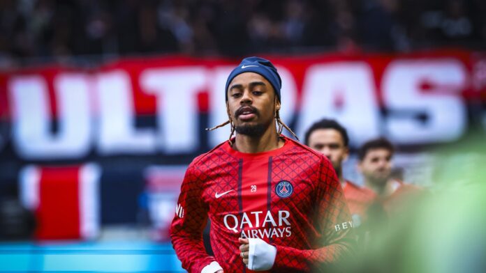 Bradley Barcola แนวรุก PSG ซึ่งมีรายงานว่า Liverpool ตกลงค่าตัวแล้ว